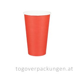 Pappbecher "Red", 340 ml / 50 Stück