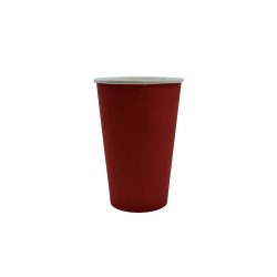 Pappbecher "Dark Red", 340 ml / 50 Stück