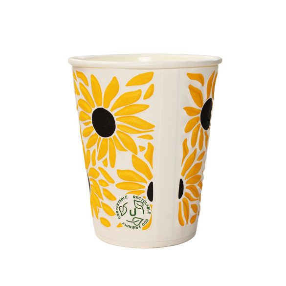 Thermobecher 340ml "3D SUNFLOWER"