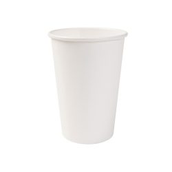 Pappbecher 450 ml "LATTE" weiß