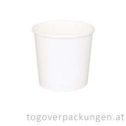   "Soup-To-Go" Suppenbecher "GRANADA", 300 ml, weiß / 50 Stück