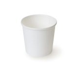 Suppenbecher "GRANADA", Pappe, 350 ml, Weiß / 25 Stück