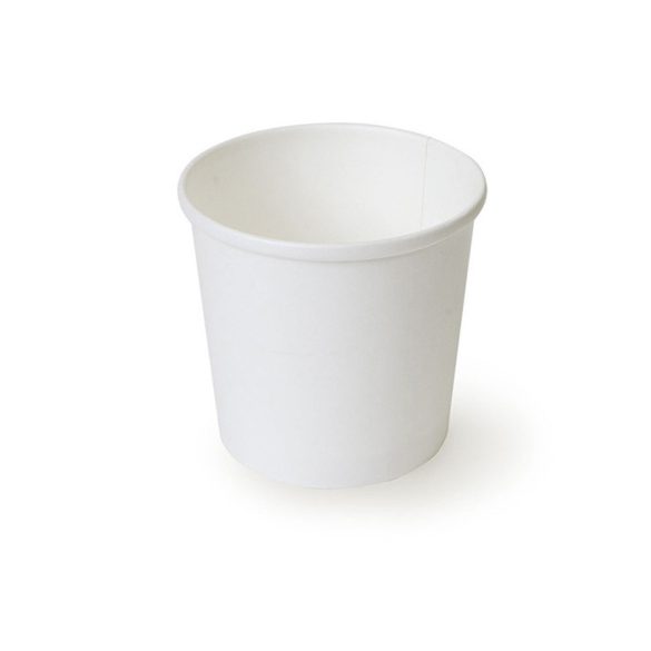 Suppenbecher "GRANADA", Pappe, 350 ml, Weiß / 25 Stück