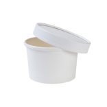 "Soup-To-Go" Suppenbecher "MALAGA", 500 ml, weiß, 118 mm / 40 Stück