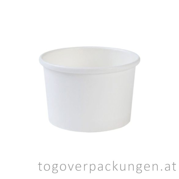 "Soup-To-Go" Suppenbecher "MALAGA", 500 ml, weiß, 118 mm / 40 Stück