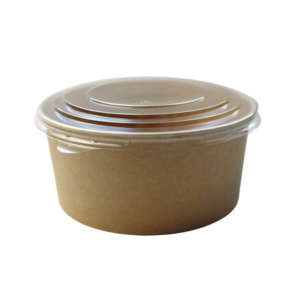 Salatschale aus Kraftkarton 1100 ml "165mm" / 50 Stück