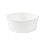 Salatschale aus Kraftkarton, weiss 1300 ml / 50 Stück