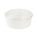 Salatschale aus Kraftkarton, weiss 1300 ml / 50 Stück