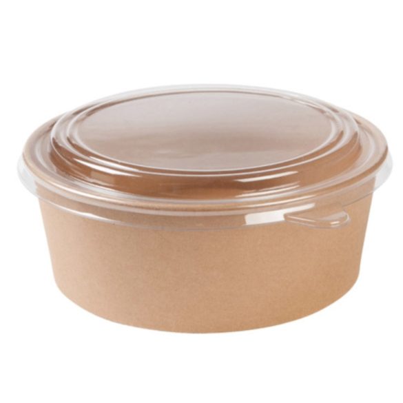 Salatschale aus Kraftkarton 1300 ml "185mm" / 50 Stück