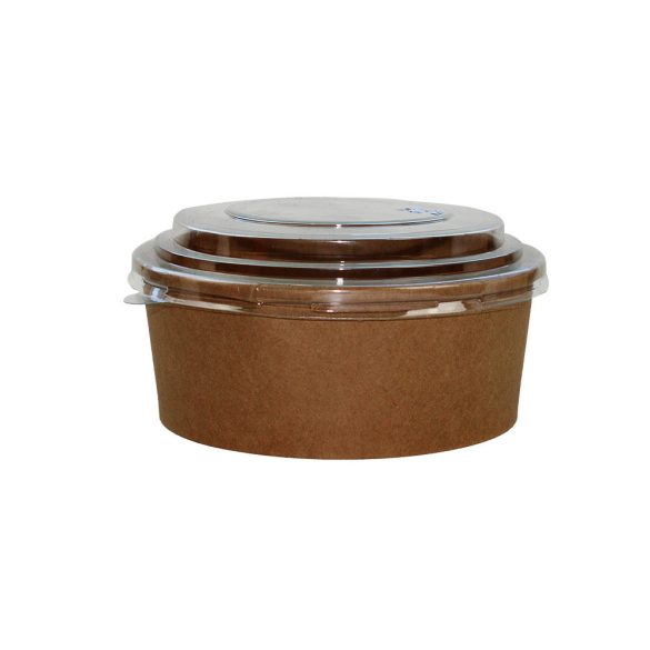 Plastikdeckel "MALTA" für 750 ml Kraftkarton-Schale  / 50 Stück