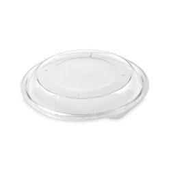   PET Deckel für 500 ml PET Salatschale, rund, transparent / 50 Stück
