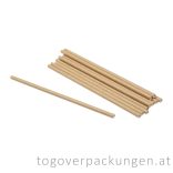 Abbaubare Strohhalme aus Kraftpapier - natur / 150 Stück