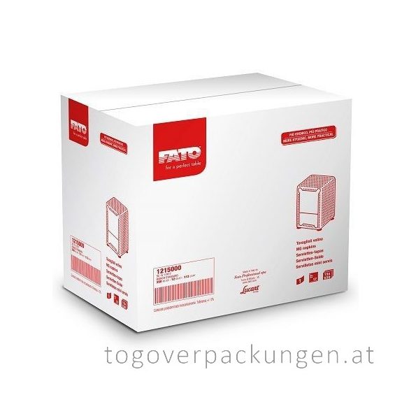 Servietten - gefalten für Spender, 170 x 170 mm, weiß / 250 Stück