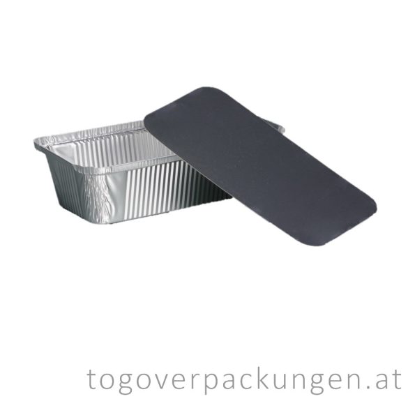 Deckel für 600 ml Aluschale / 100 Stück