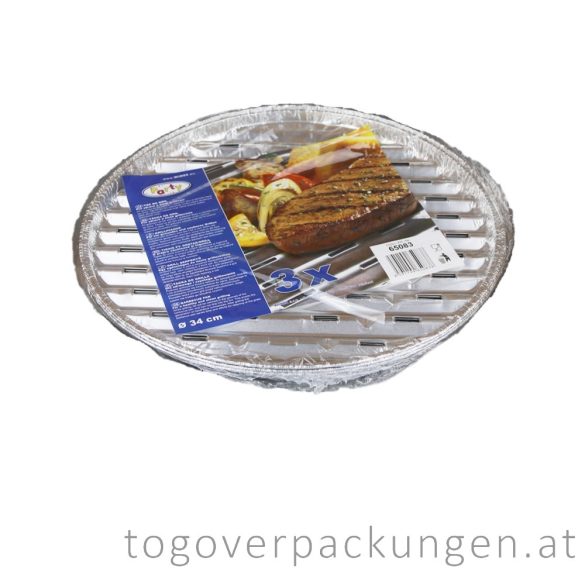 Rundformen, Alu - rund, 340 mm / 3 Stück