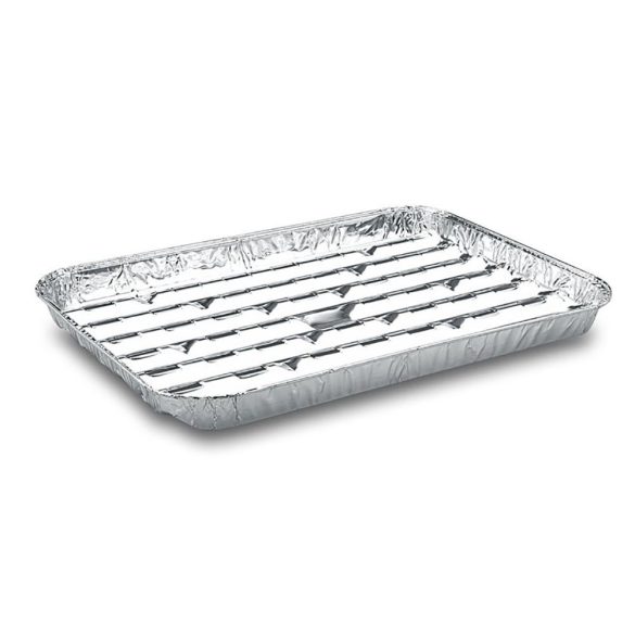 Grillschalen aus Alu - eckig, 340 x 220 mm / 5 Stück