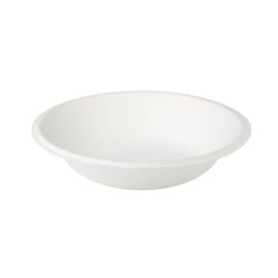Kompostierbar Zuckerrohr Suppenteller, 400 ml / 50 Stück