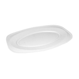   Servierplatten aus XPS, oval, Weiß, 40 x 30,5 cm / 10 Stück