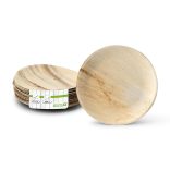 Palmblatt Teller "Palmware", rund, 23 cm / 25 Stück