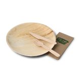 Palmblatt Teller "Palmware", rund, 23 cm / 25 Stück