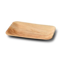   Palmblatt Teller "Palmware®" 25 x 15 cm, rechteckig / 25 Stück