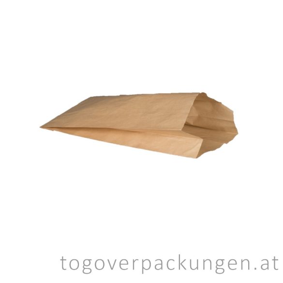 Papierbeutel, 115 x 200 mm, 0,5 kg, Kraft / 1000 Stück