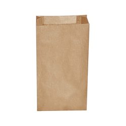 Papierbeutel, 135 x 235 mm, 1kg, Kraft / 1000 Stück